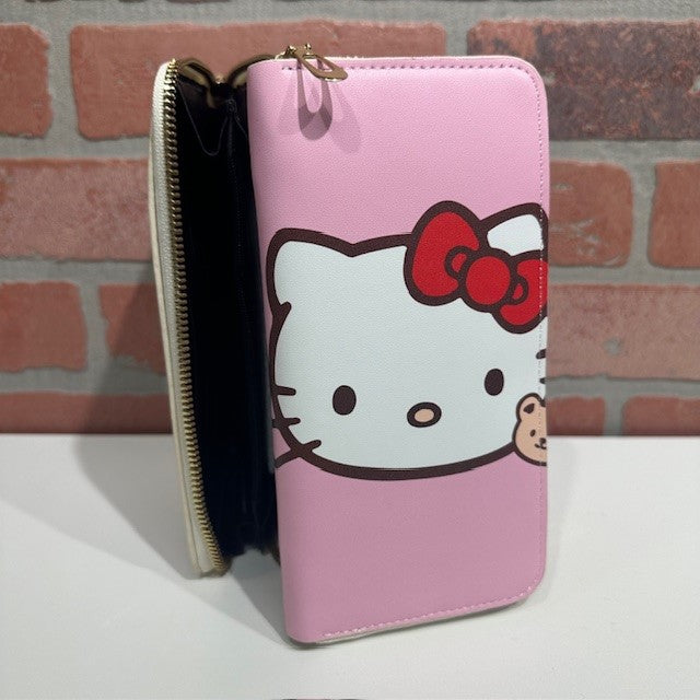 Wallet - Hello Kitty Face - Pink-hotRAGS.com