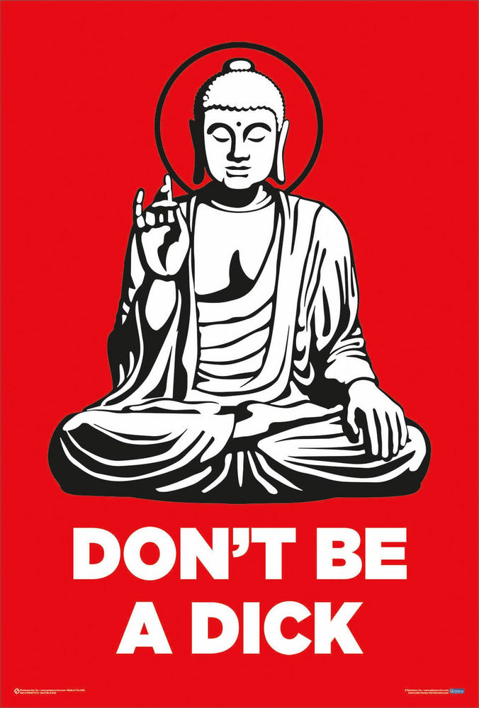 Poster - Don't Be A Dick - 24x36-hotRAGS.com