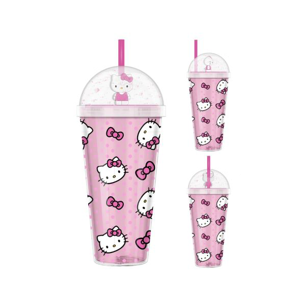 Tumbler - Hello Kitty Bows - 24oz-hotRAGS.com