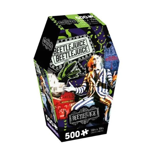 Puzzle - Beetlejuice Coffin - 500pc-hotRAGS.com