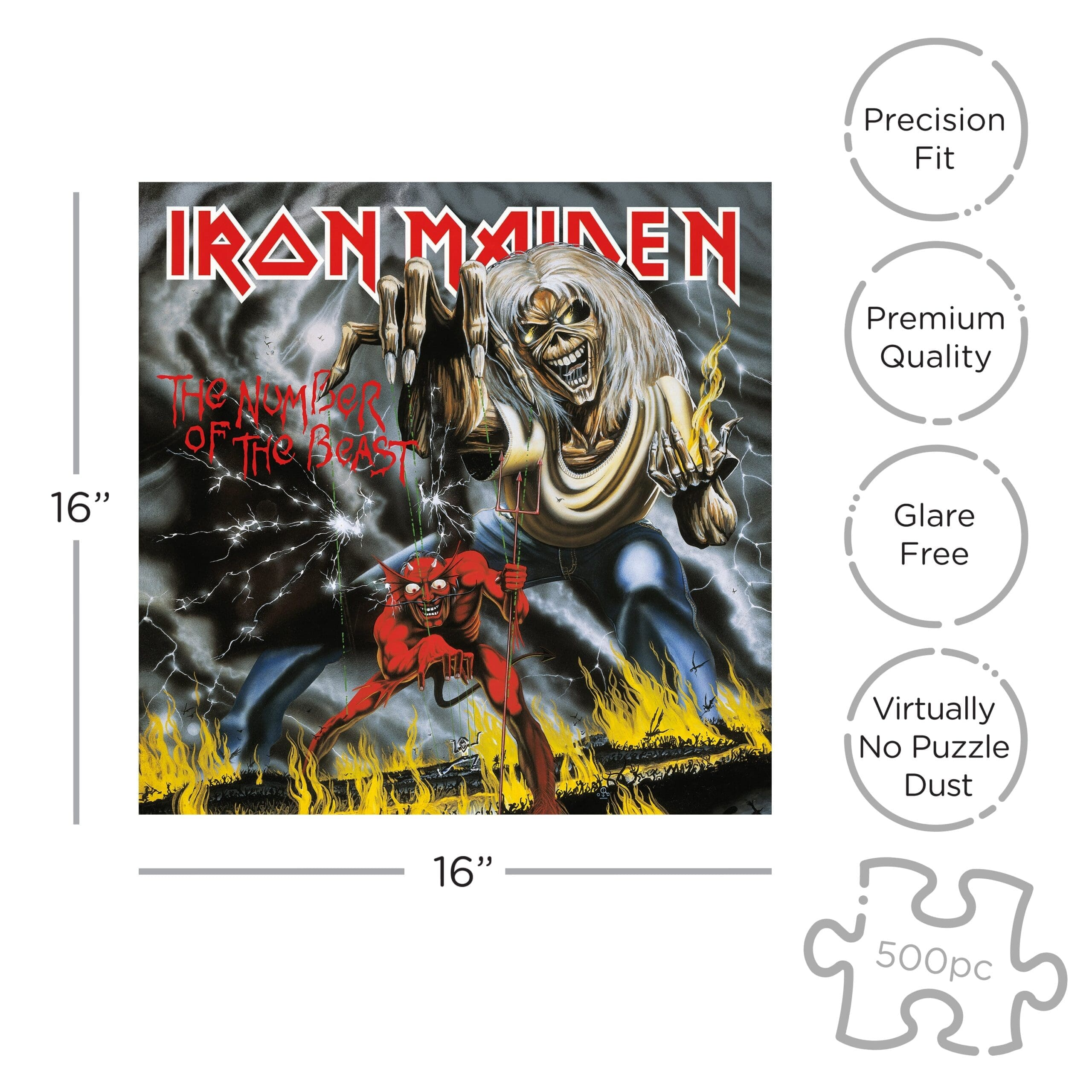 Puzzle - Iron Maiden No Beast - 500 pc-hotRAGS.com