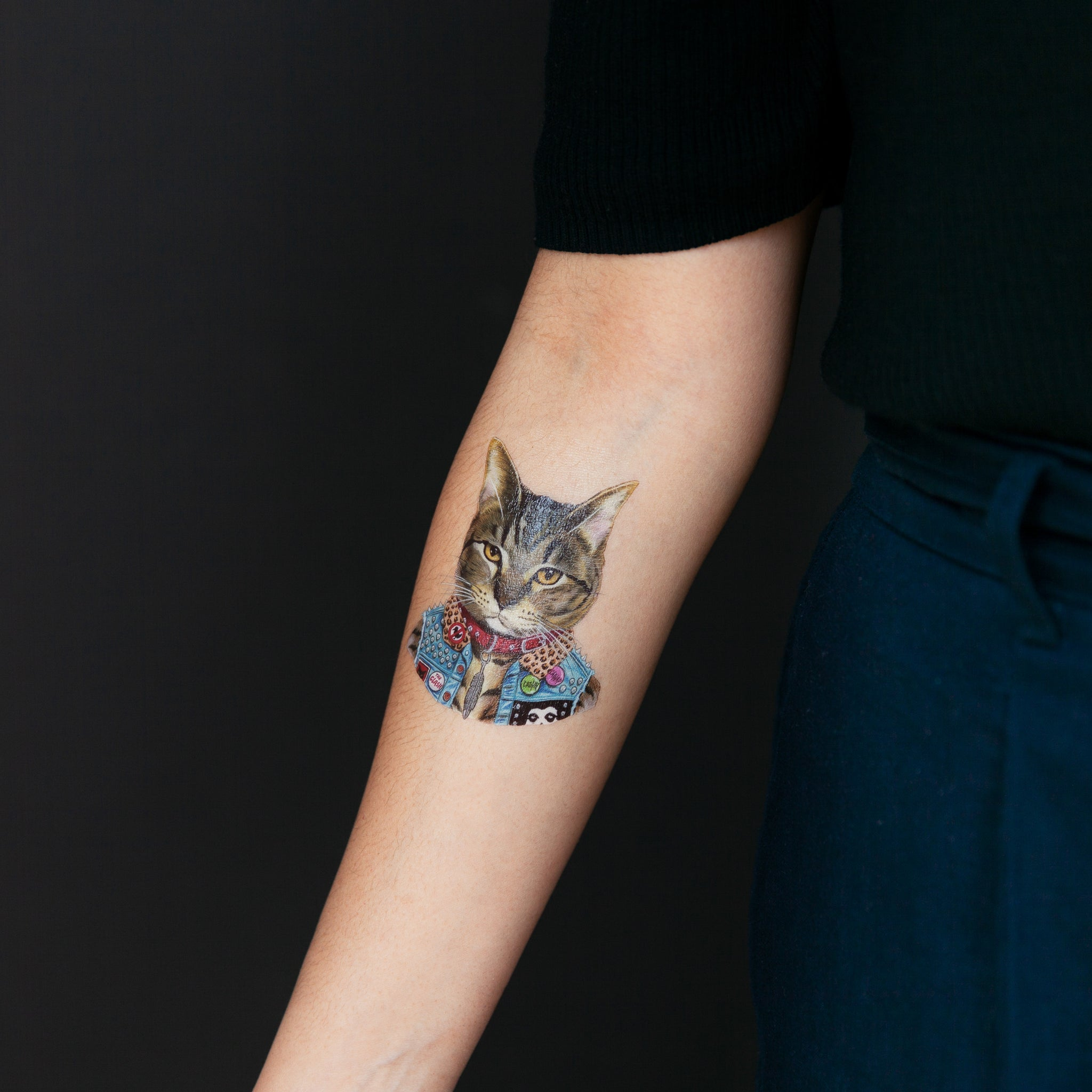 Tattoo - Punk Cat Pair-hotRAGS.com