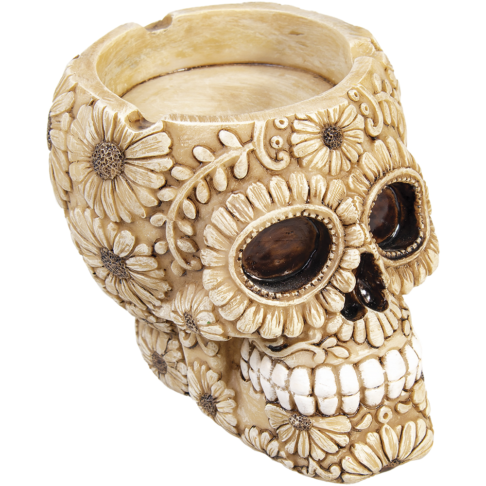 Ashtray - Sugar Skull-hotRAGS.com