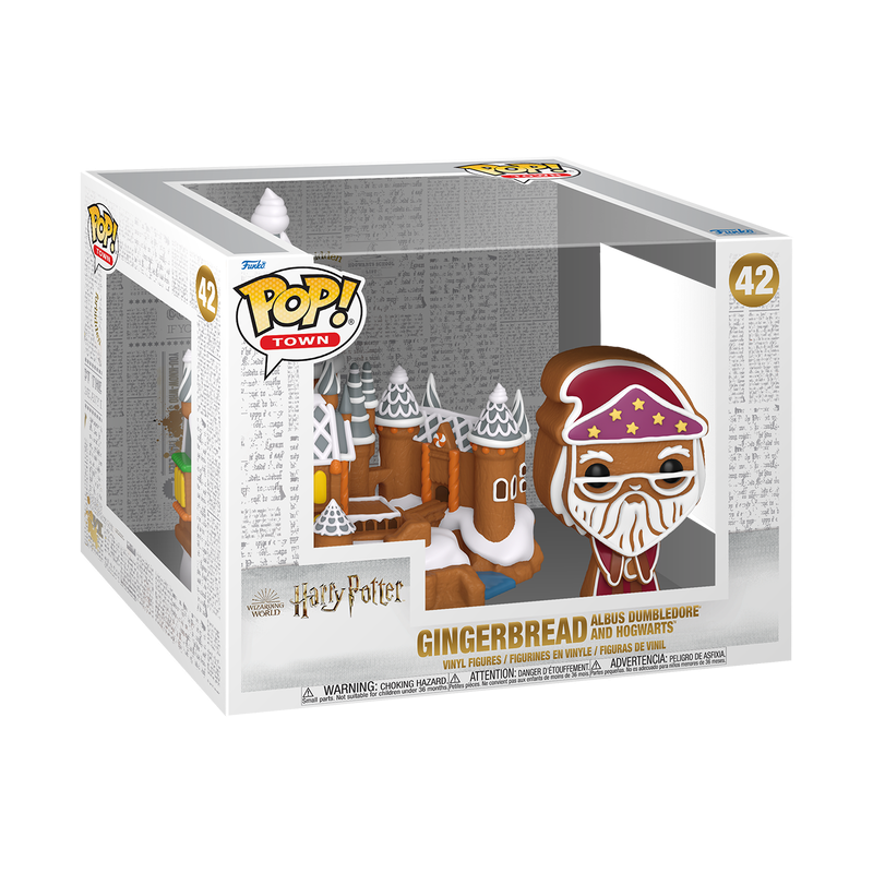 Funko Harry Potter Pop! Town Gingerbread Albus Dumbledore and Hogwarts-hotRAGS.com