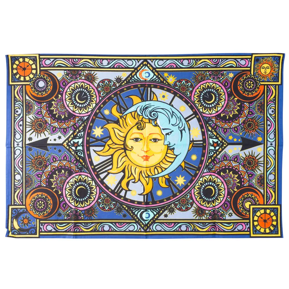 Tapestry - 3D Sun Moon - 30x45"-hotRAGS.com