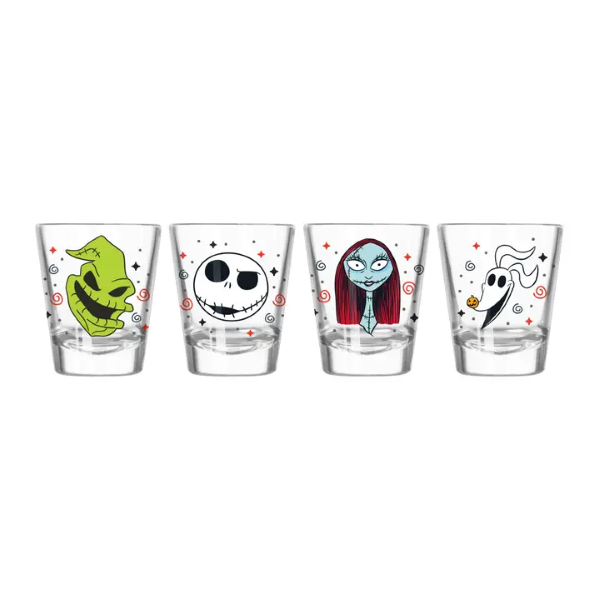 Shot Glass Set - Nightmare Before Christmas - 4pcs-hotRAGS.com