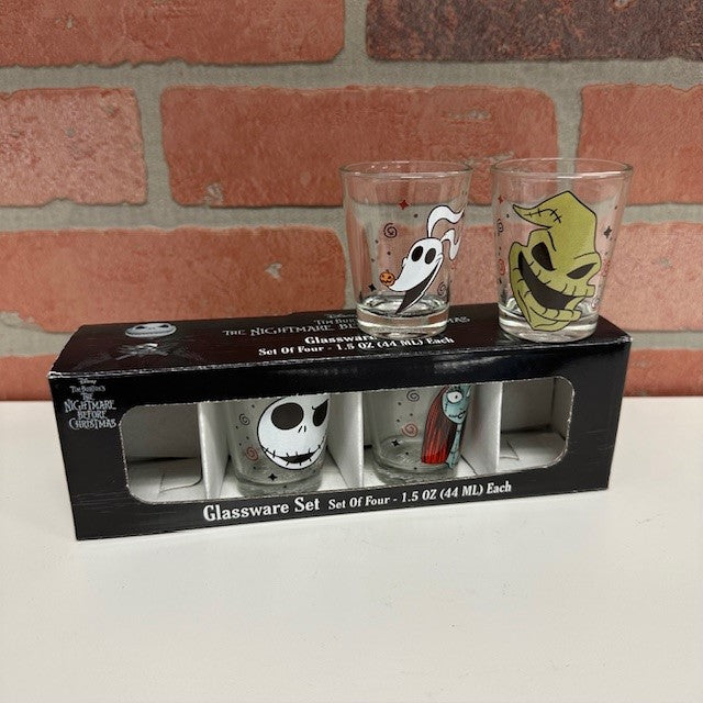 Shot Glass Set - Nightmare Before Christmas - 4pcs-hotRAGS.com