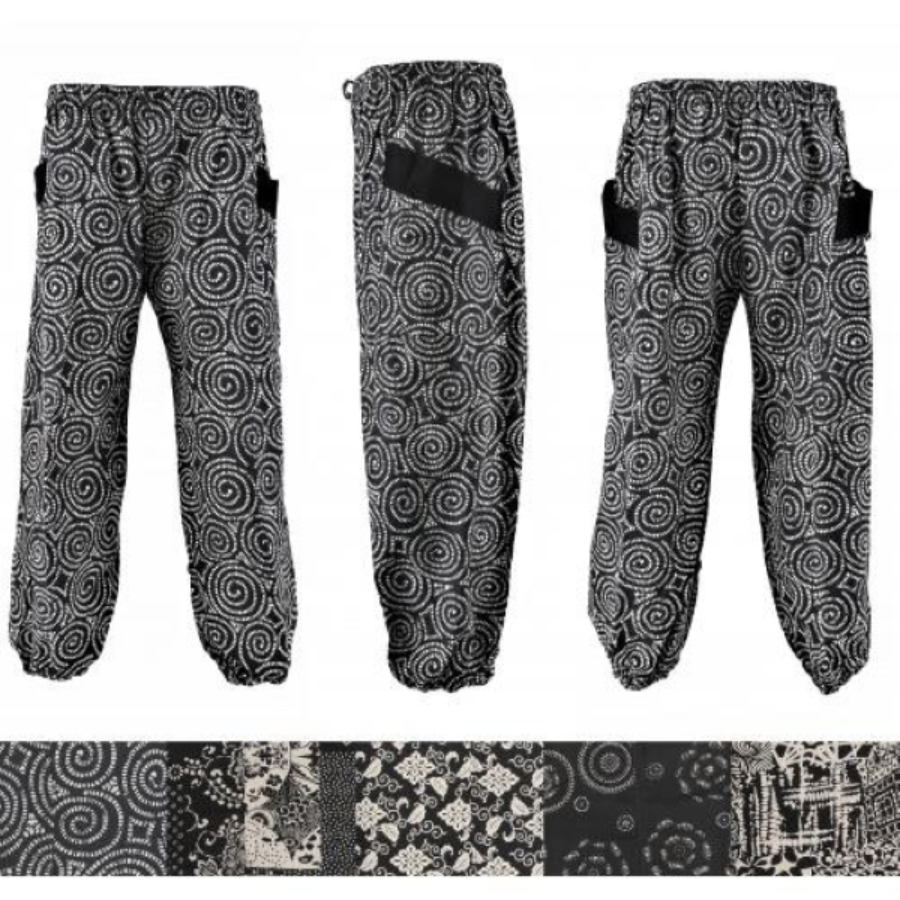 Pant - Harem Pants - Cotton Batik Print-hotRAGS.com