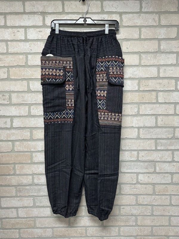 Pant - Harem Pants - Cotton Jacquard-hotRAGS.com