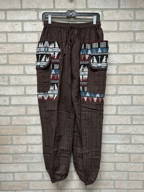 Pant - Harem Cotton Jacquard-hotRAGS.com