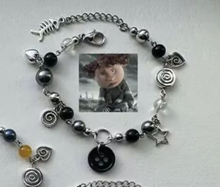 Bracelet - Coraline Silver-hotRAGS.com