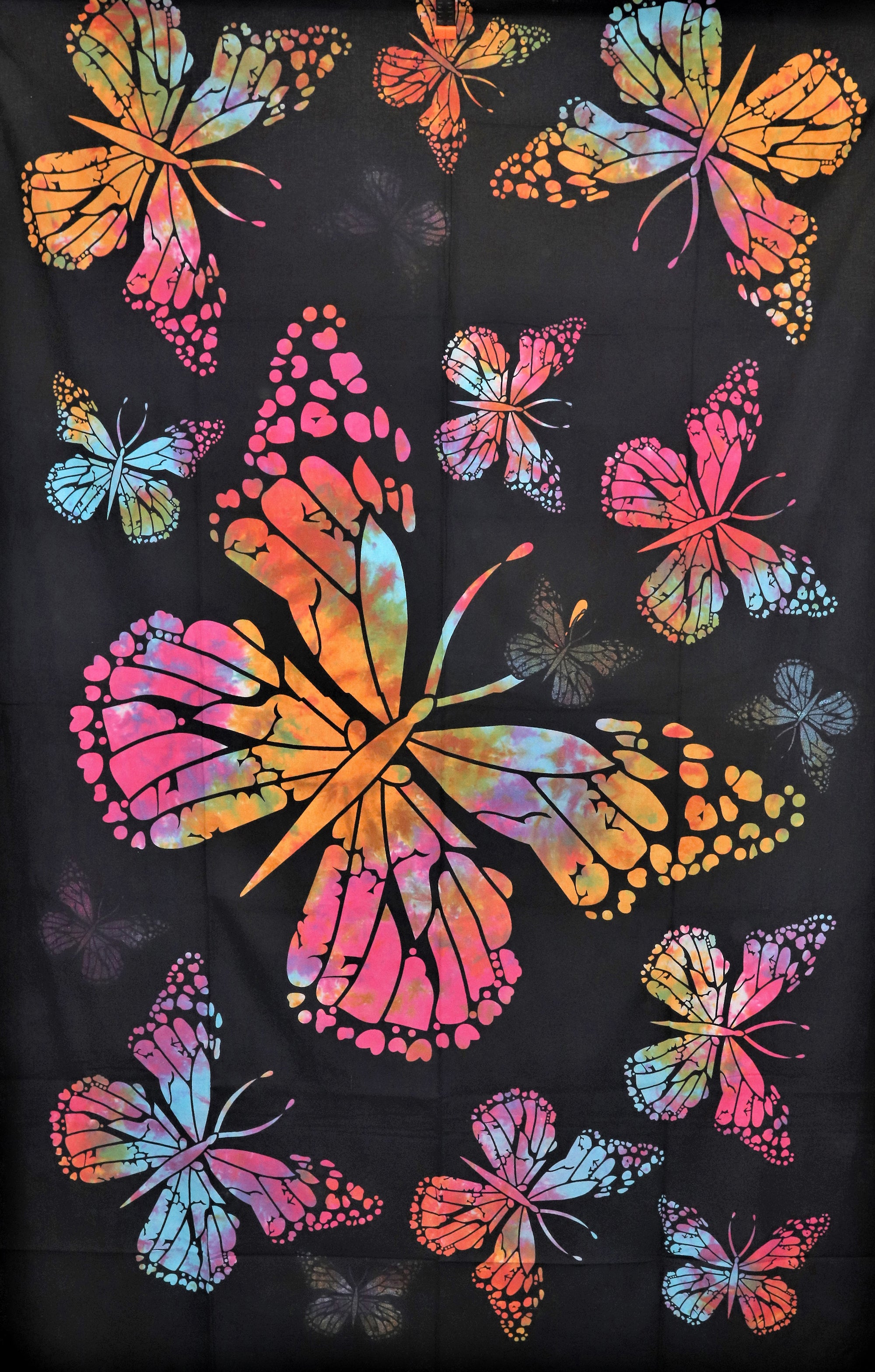 Tapestry - Butterfly - Black/Multi-hotRAGS.com