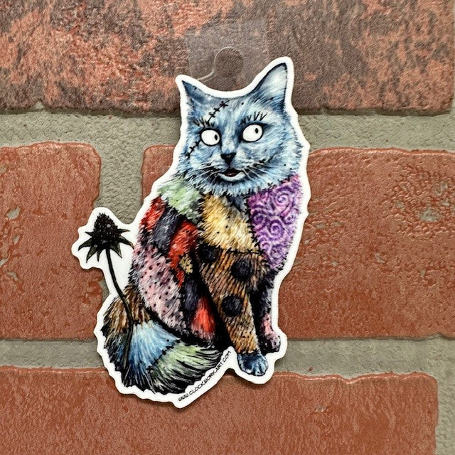 Sticker - Cat Nightmare Before Christmas - Sally-hotRAGS.com