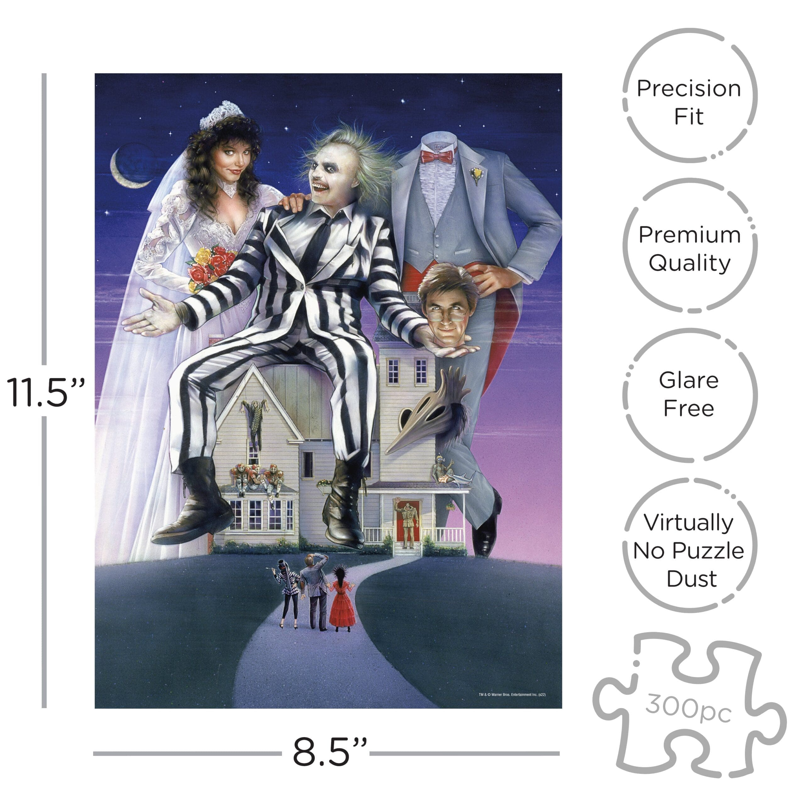 Puzzle - Beetlejuice 300pc-hotRAGS.com