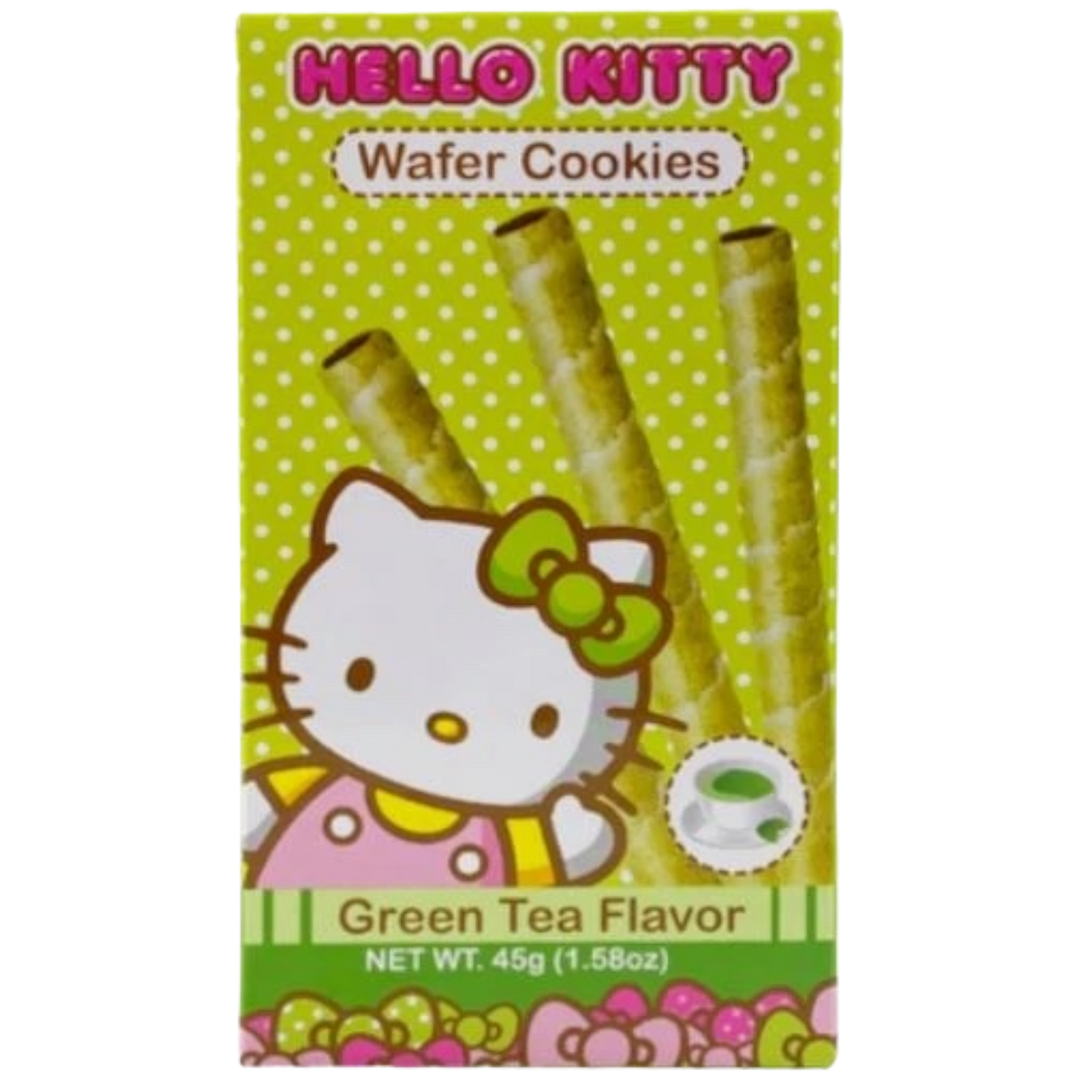 Cookies - Hello Kitty Green Tea Wafer Cookies | hotRAGS.com