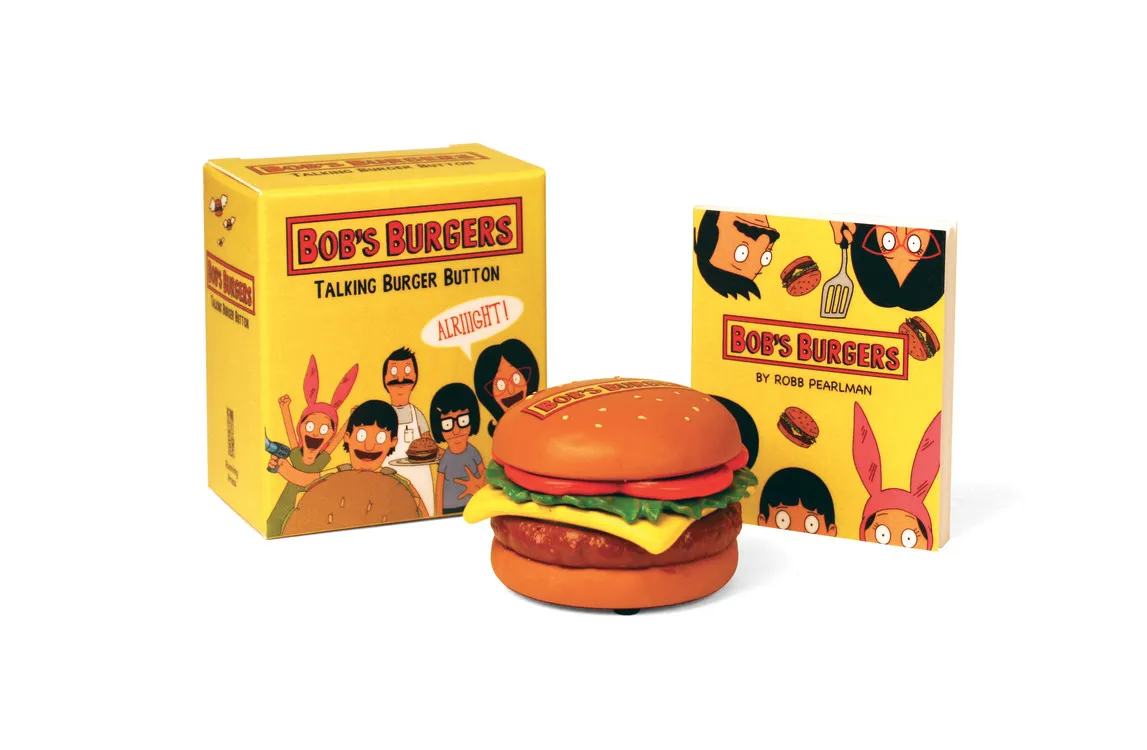 Figure - Bob's Burgers Talking Burger Button-hotRAGS.com