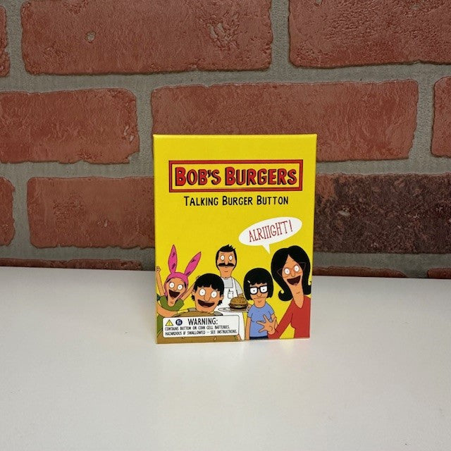 Figure - Bob's Burgers Talking Burger Button-hotRAGS.com