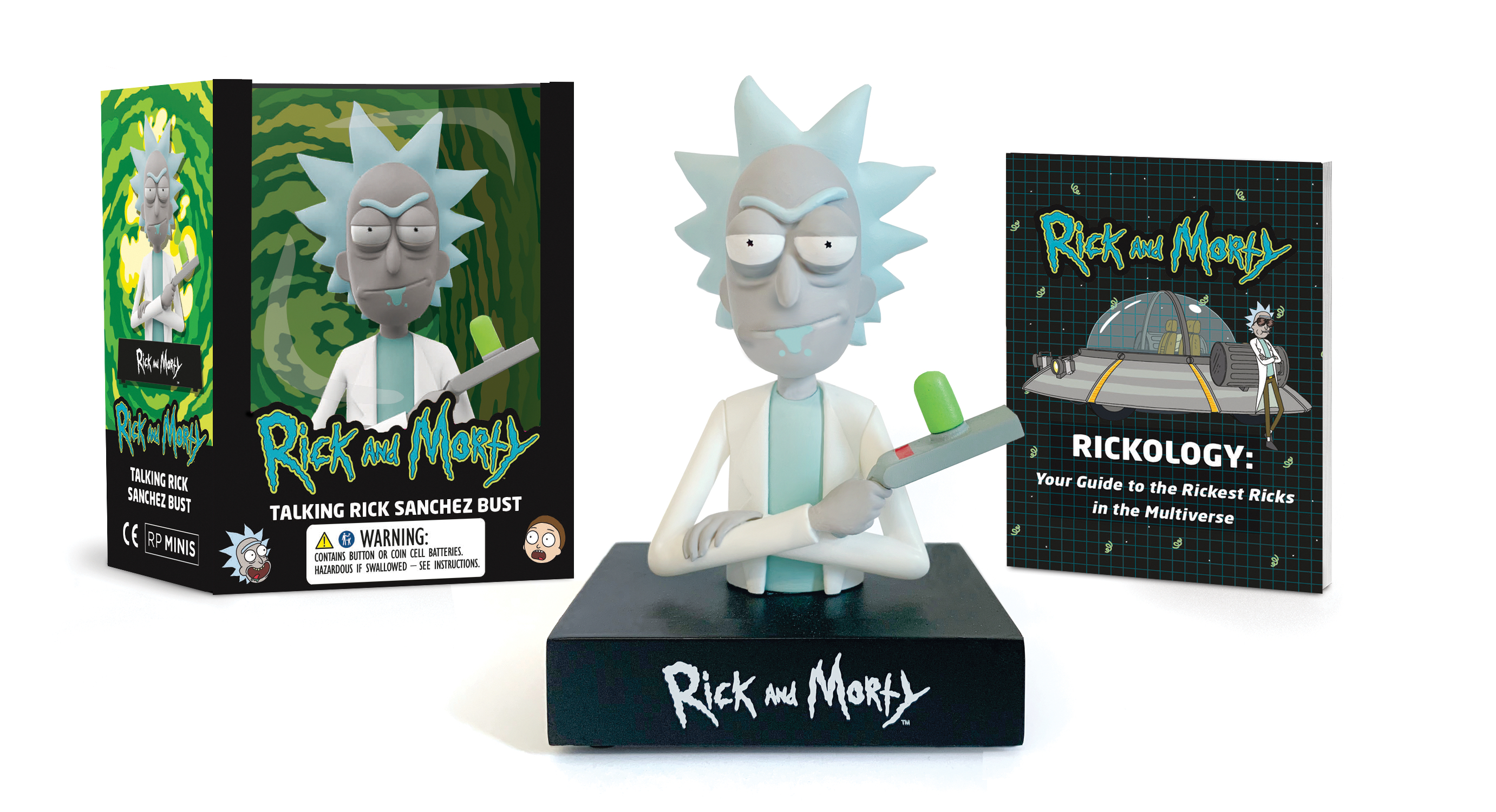 Figure - Rick And Morty Talking Rick Sanchez Bust-hotRAGS.com