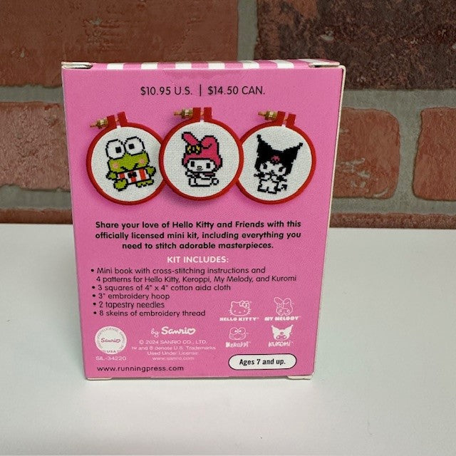 Book - Hello Kitty Cross Stitch Kit-hotRAGS.com