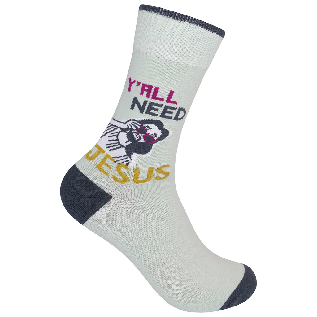 Socks - Y'all Need Jesus-hotRAGS.com