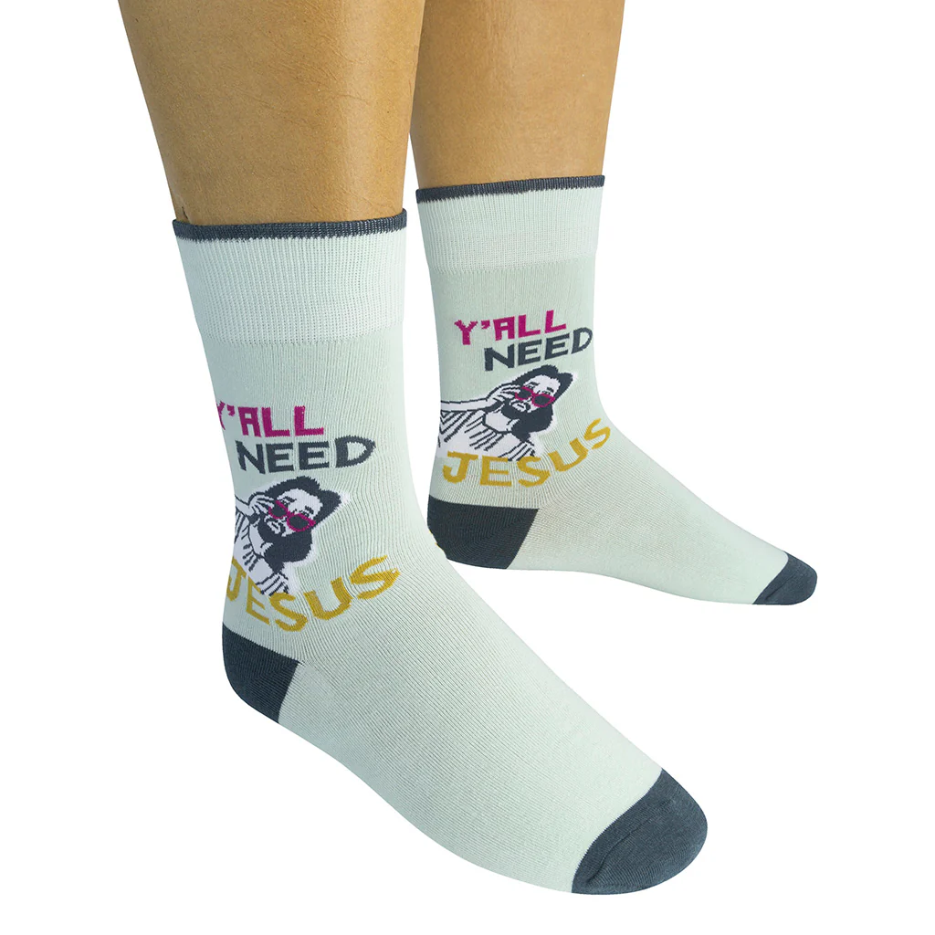 Socks - Y'all Need Jesus-hotRAGS.com