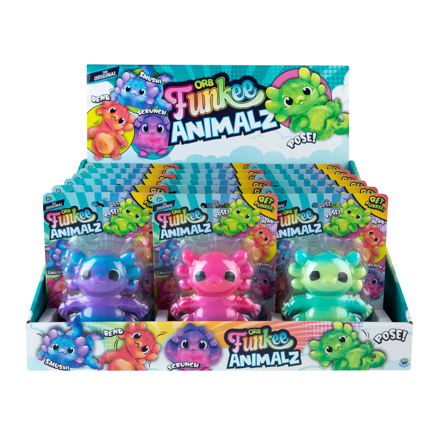 Toy - Orb Funkee Animalz - Axolotl-hotRAGS.com