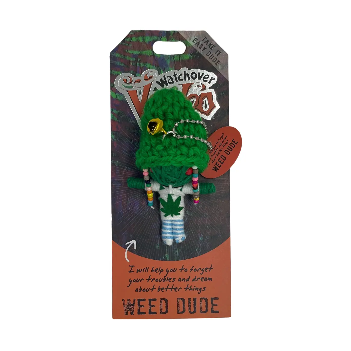 Voodoo Doll - Weed Duded Keychain-hotRAGS.com