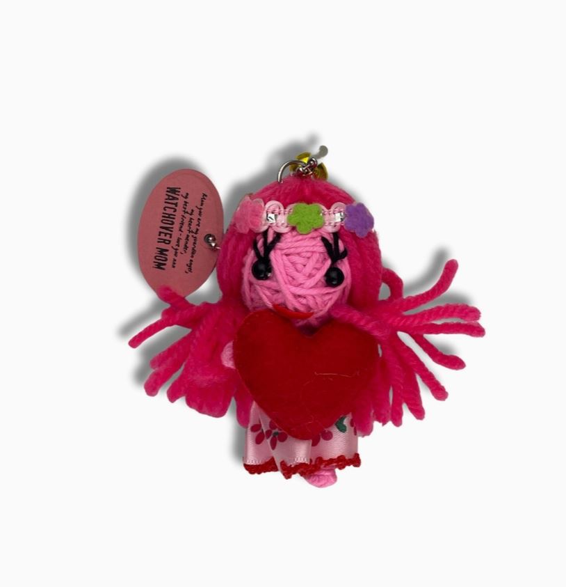 Voodoo Doll - Watchover Mom Keychain-hotRAGS.com