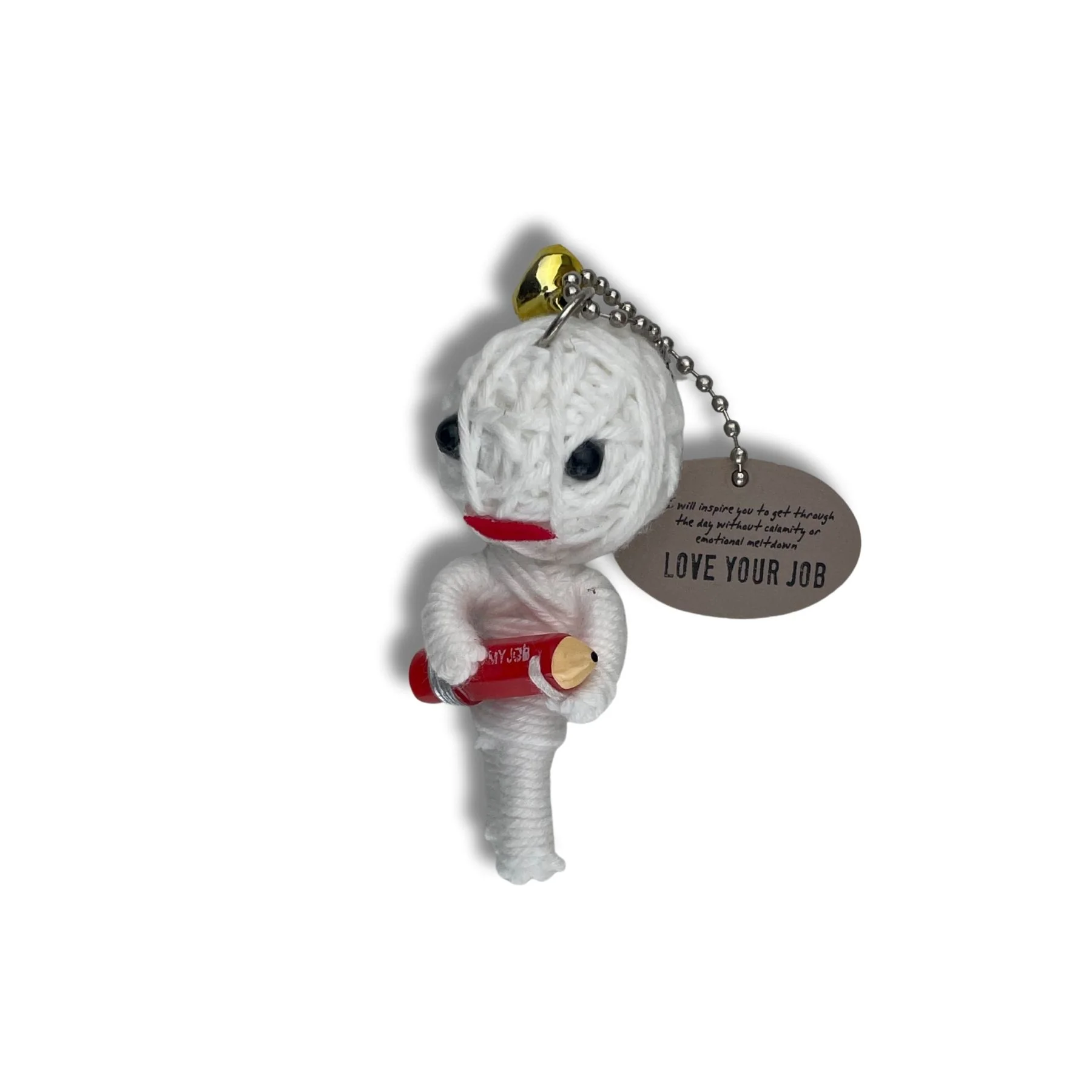 Voodoo Doll - Love Your Job Keychain-hotRAGS.com