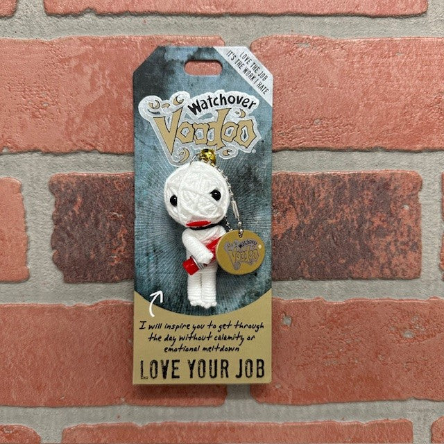 Voodoo Doll - Love Your Job Keychain-hotRAGS.com