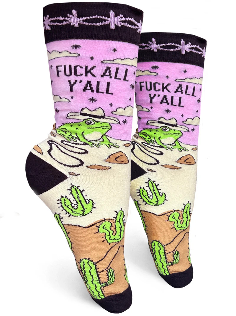 Socks - Fuck All Y'all - Women's-hotRAGS.com