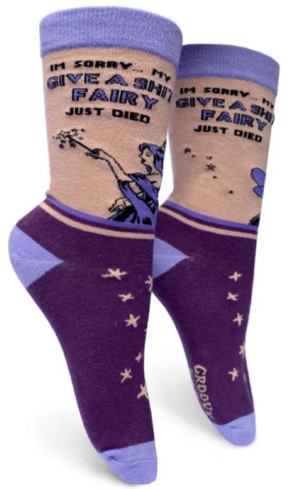 Socks - My Give A Shit Fairy-hotRAGS.com