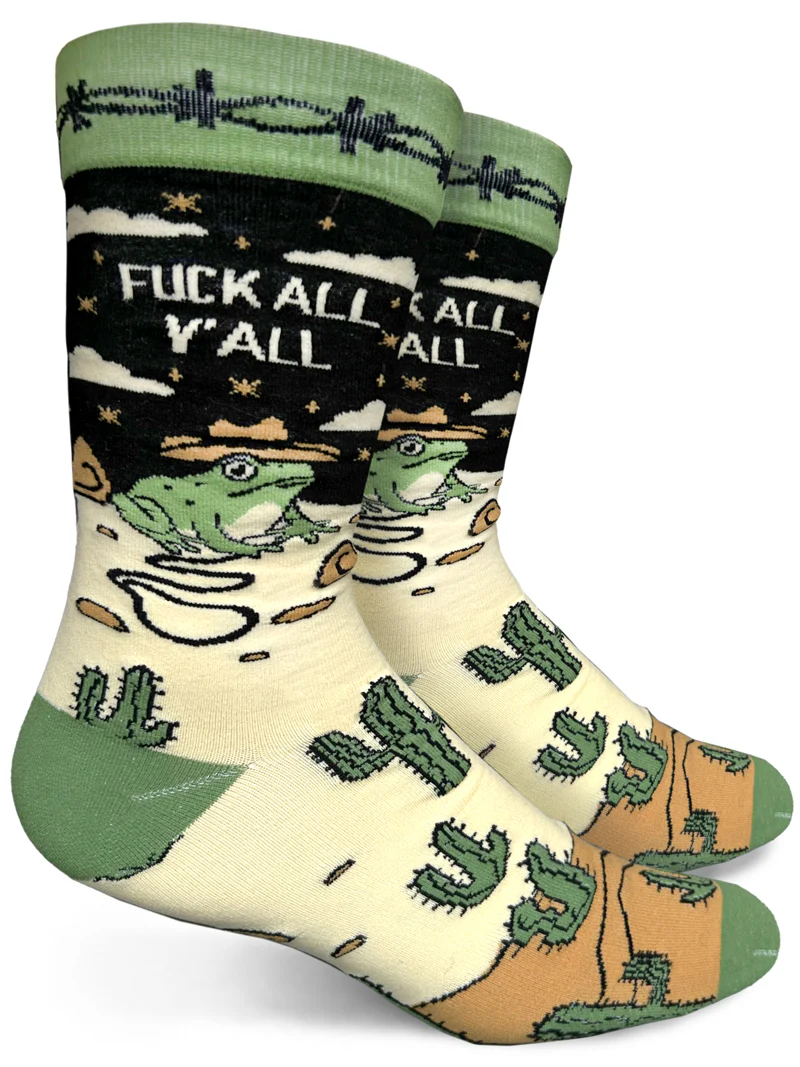 Socks - Fuck All Y'all - Men's-hotRAGS.com