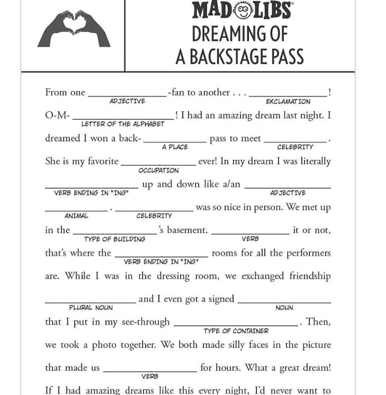 Mad Libs - Ts For The Fans-hotRAGS.com