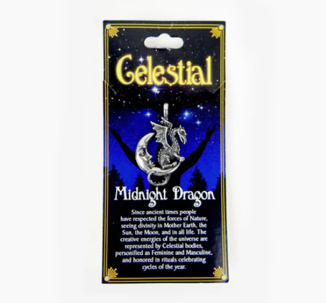 Necklace - Celestial Midnight Dragon-hotRAGS.com