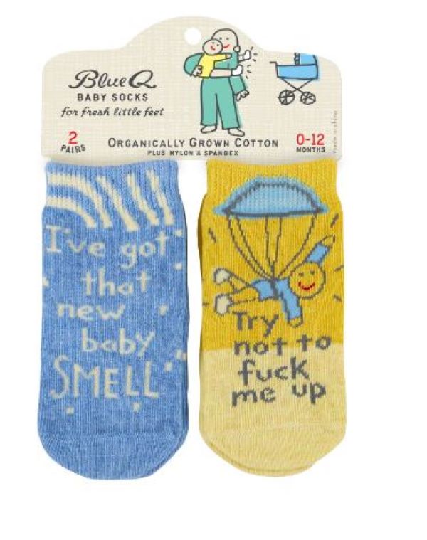 Socks - Baby Socks - Baby Smell /Try Not To Fuck Me Up-hotRAGS.com