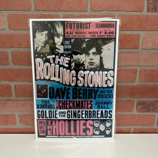 Concert Poster - The Rolling Stones - Dave Berry-hotRAGS.com