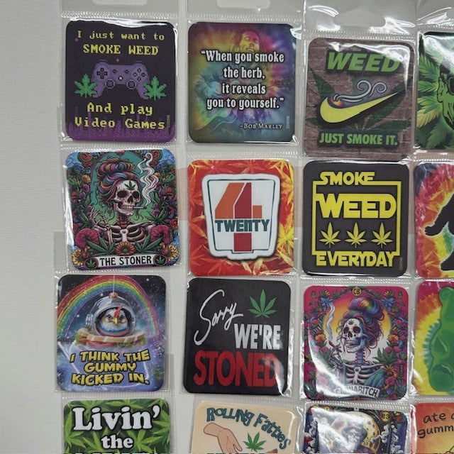 Sticker - Weed-hotRAGS.com