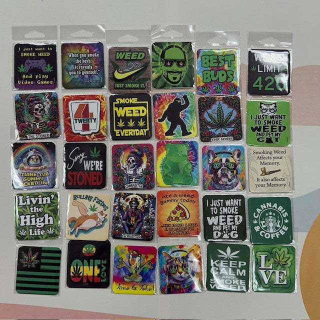 Sticker - Weed-hotRAGS.com