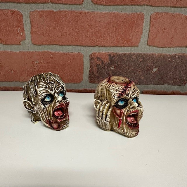 Statue - Zombie Heads - 2 1/4"-hotRAGS.com