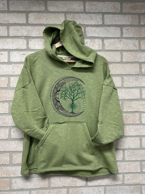 Hoody - Tree Of Life - Green-hotRAGS.com