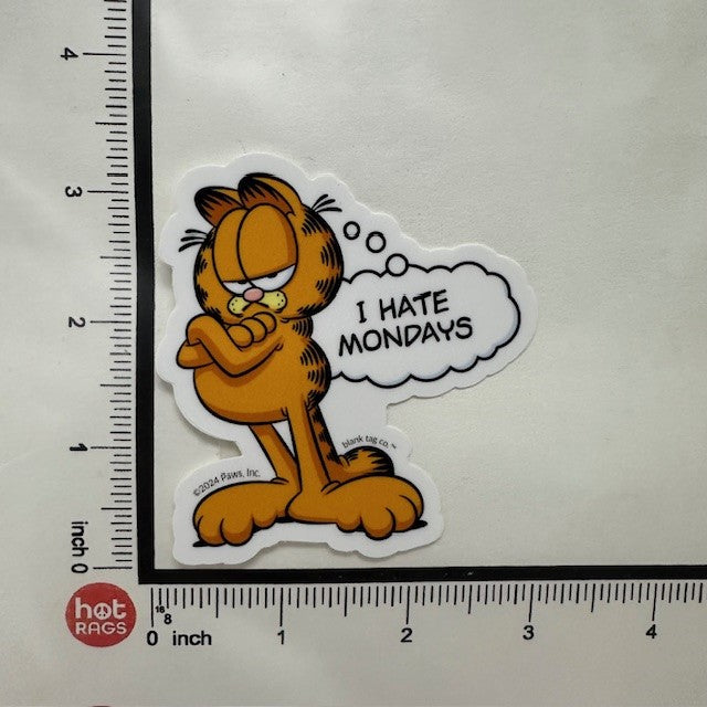 Sticker - Garfield I Hate Mondays-hotRAGS.com