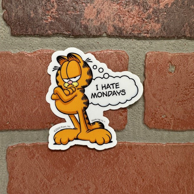 Sticker - Garfield I Hate Mondays-hotRAGS.com