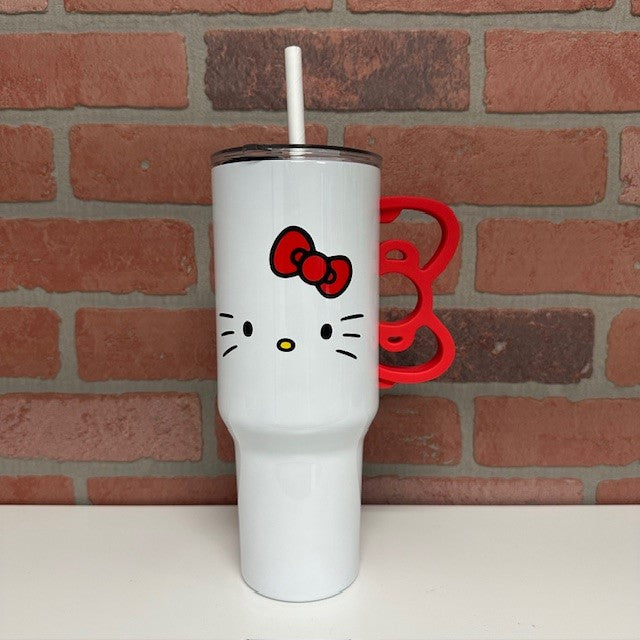 Tumbler - Stainless Steel Hello Kitty - Bow Handle-hotRAGS.com