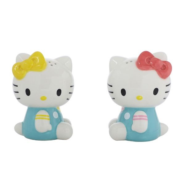 Salt And Pepper Shaker Set - Hello Kitty And Mimmy-hotRAGS.com