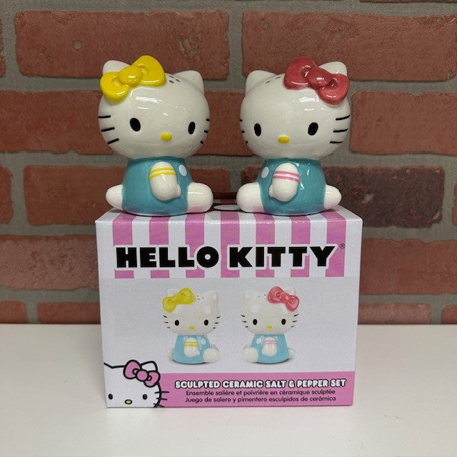 Salt And Pepper Shaker Set - Hello Kitty And Mimmy-hotRAGS.com