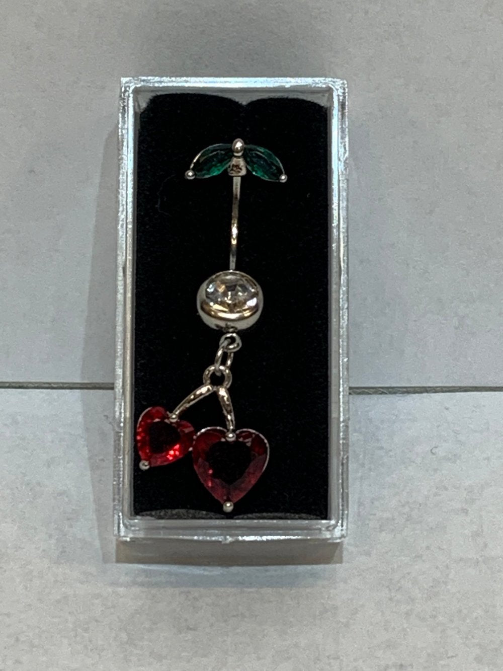 Belly Ring - Heart Cherries-hotRAGS.com