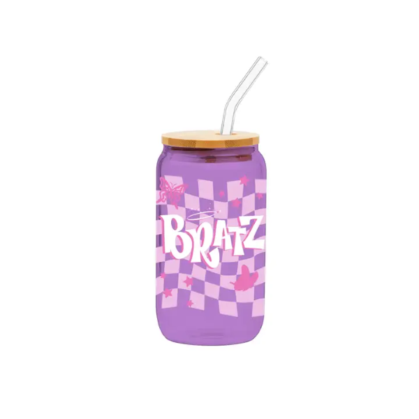 Glass Tumbler - Bratz Logo - 16oz-hotRAGS.com