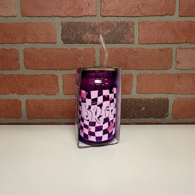 Glass Tumbler - Bratz Logo - 16oz-hotRAGS.com