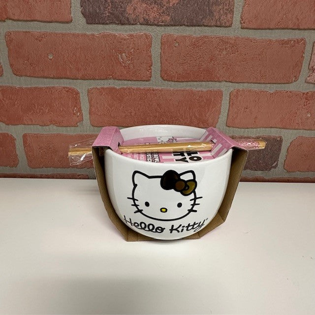 Ramen Bowl - Hello Kitty - Gold Bow-hotRAGS.com